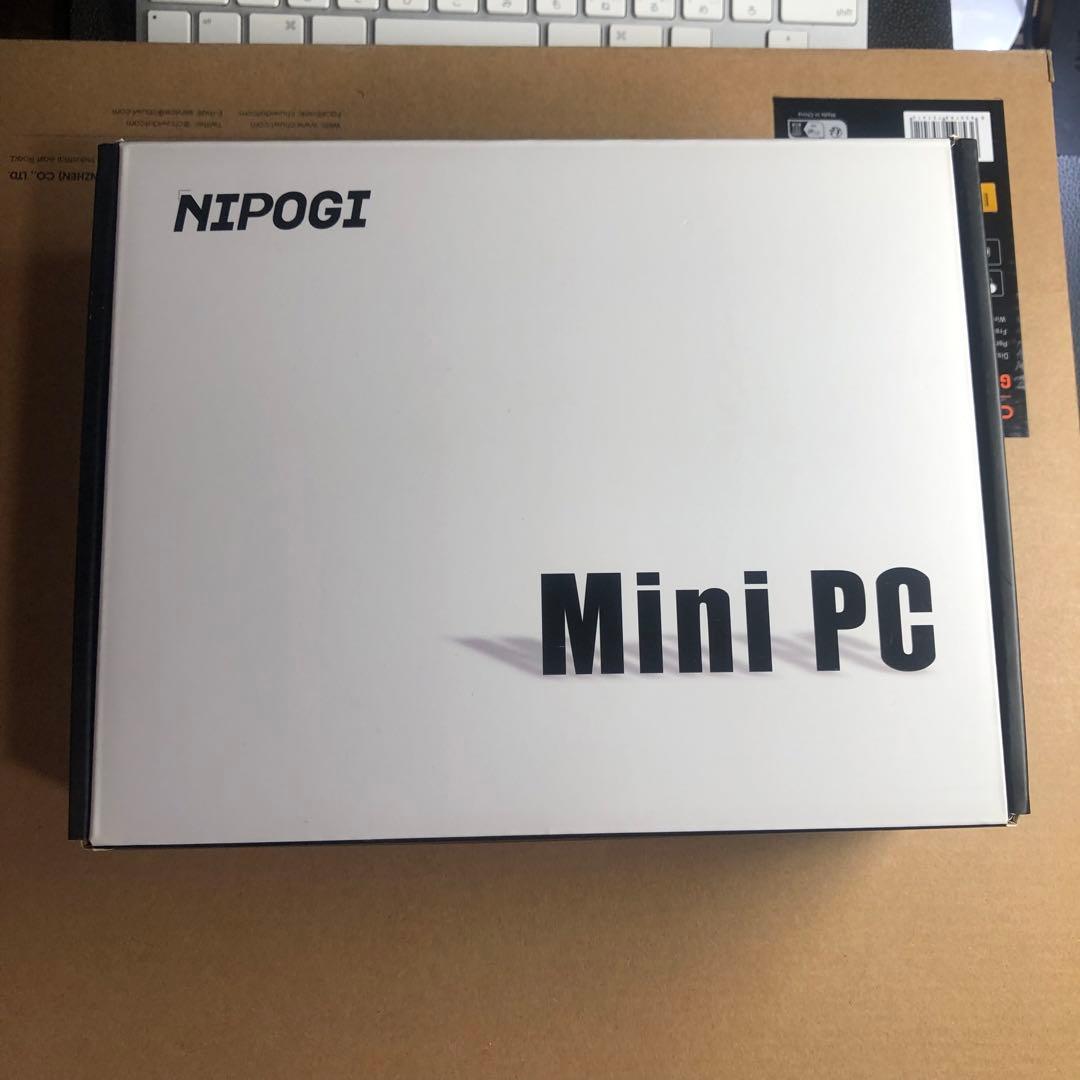 ミニPC NIPOGI Mini PC N100 RAM8GB SSD256GB
