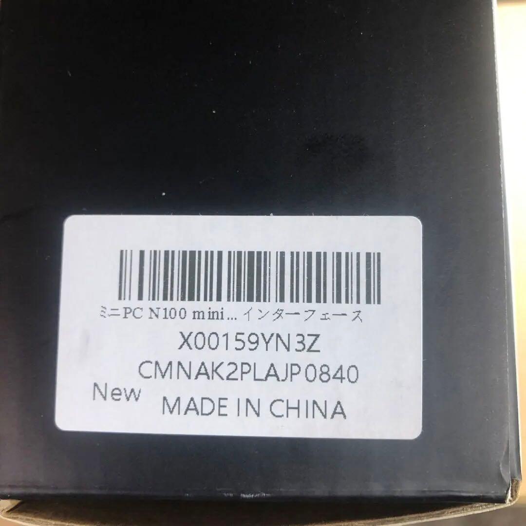 ミニPC NIPOGI Mini PC N100 RAM8GB SSD256GB