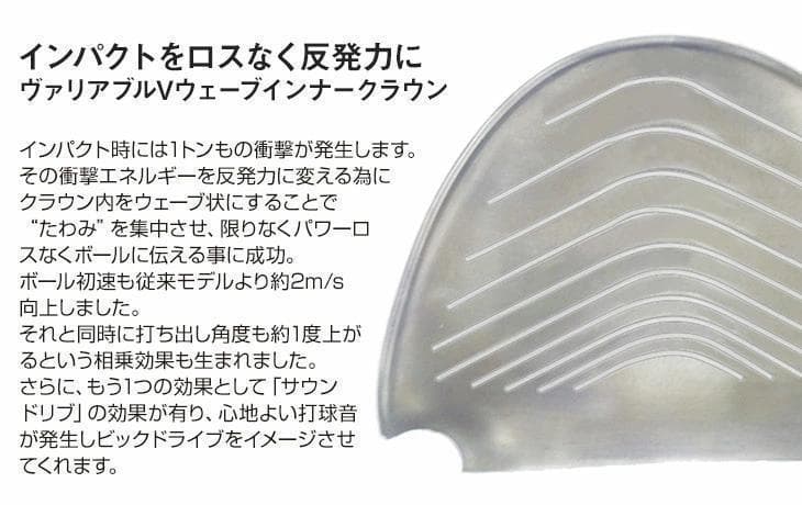 【新品】世界最薄超高反発ドライバー　CBRプレミア　プラチナ飛匠・極シャフト