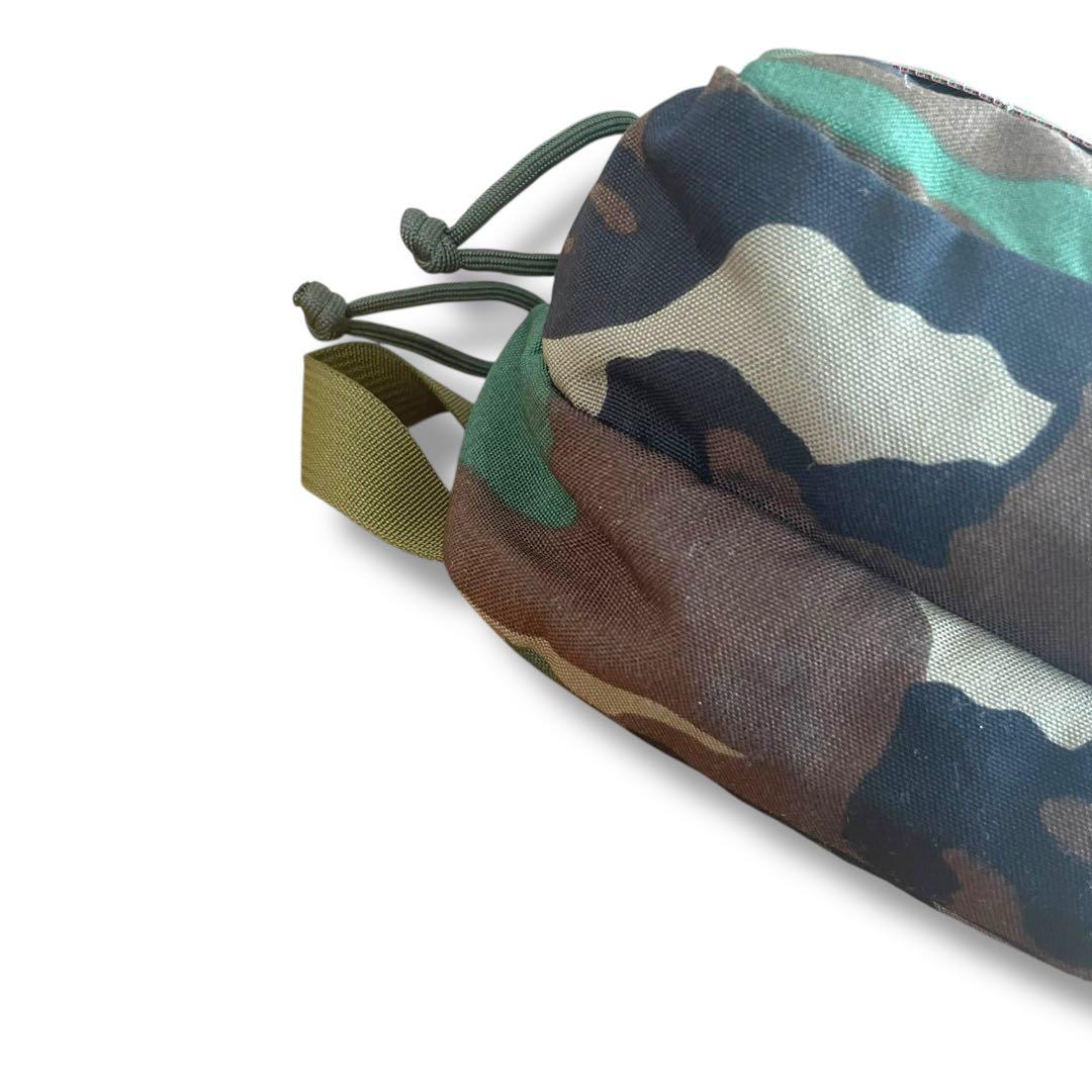 【希少/USA製】ブリーフィング ポーチ 迷彩 ウッドランドカモ ナイロン