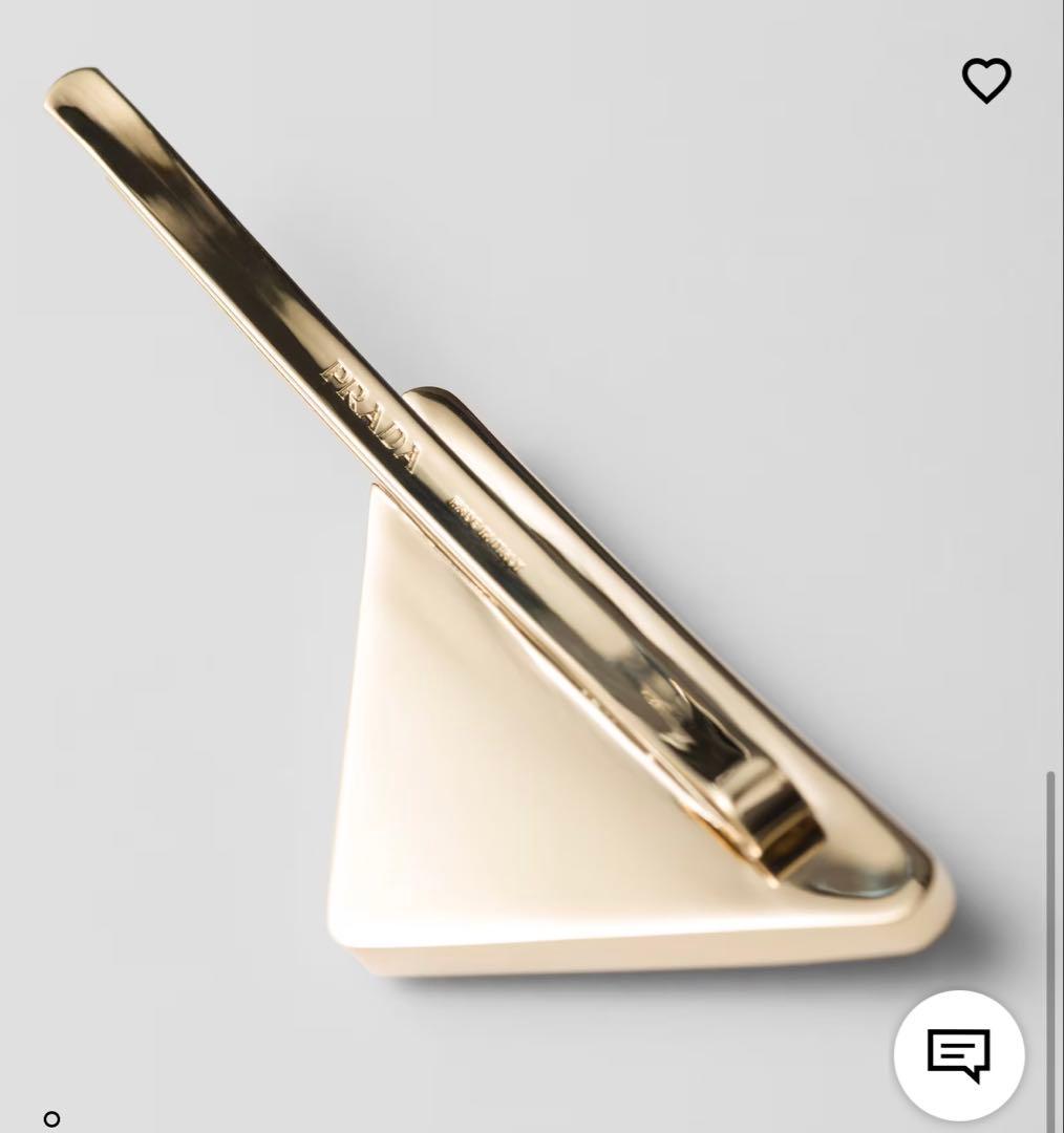 PRADA プレックスメタルバレッタ