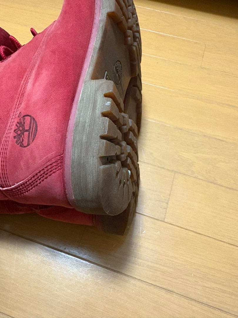 超希少　timberland 赤