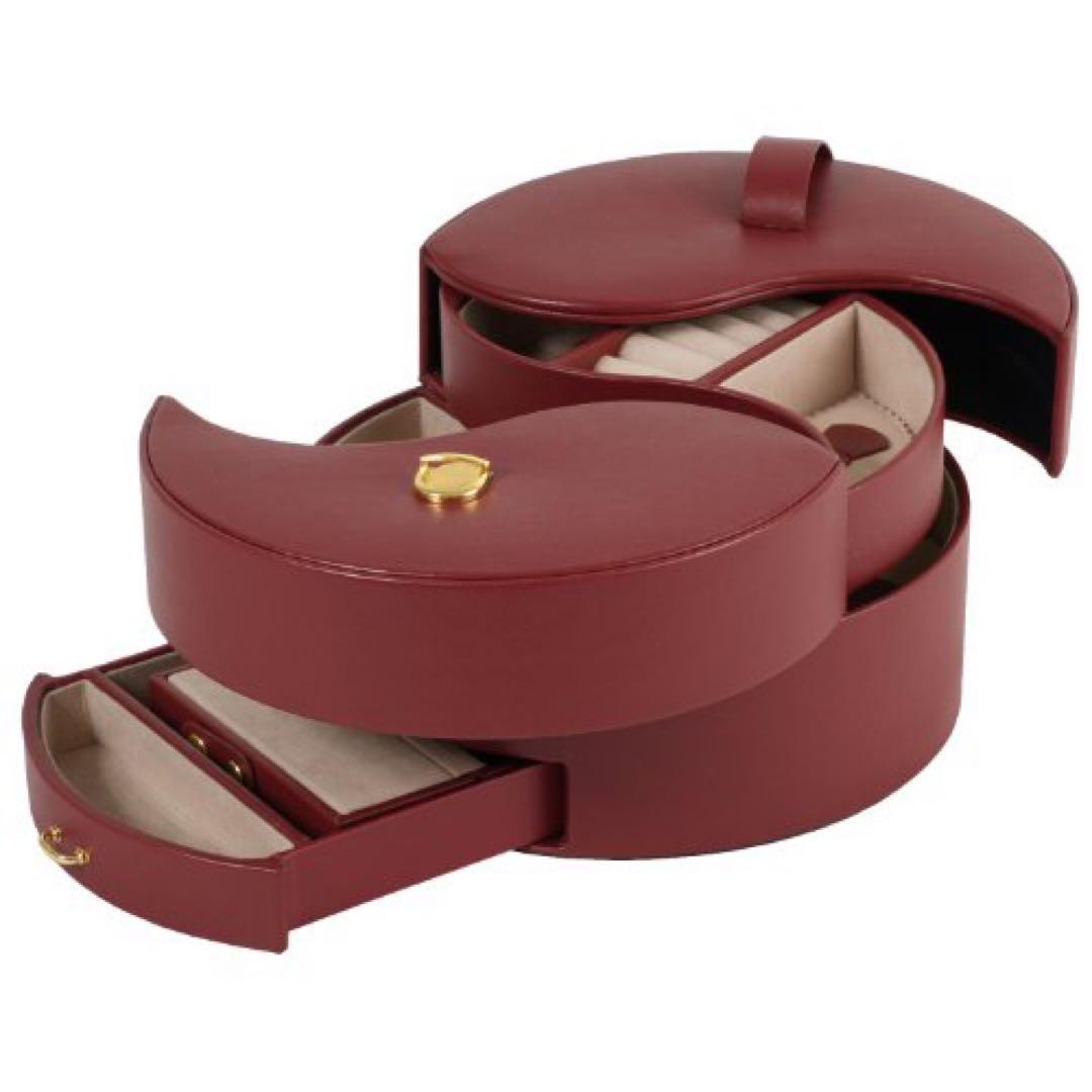 WOLF DESIGNS ウルフデザイン 高級 ボルドー ジュエリーボックス