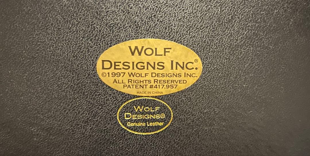 WOLF DESIGNS ウルフデザイン 高級 ボルドー ジュエリーボックス