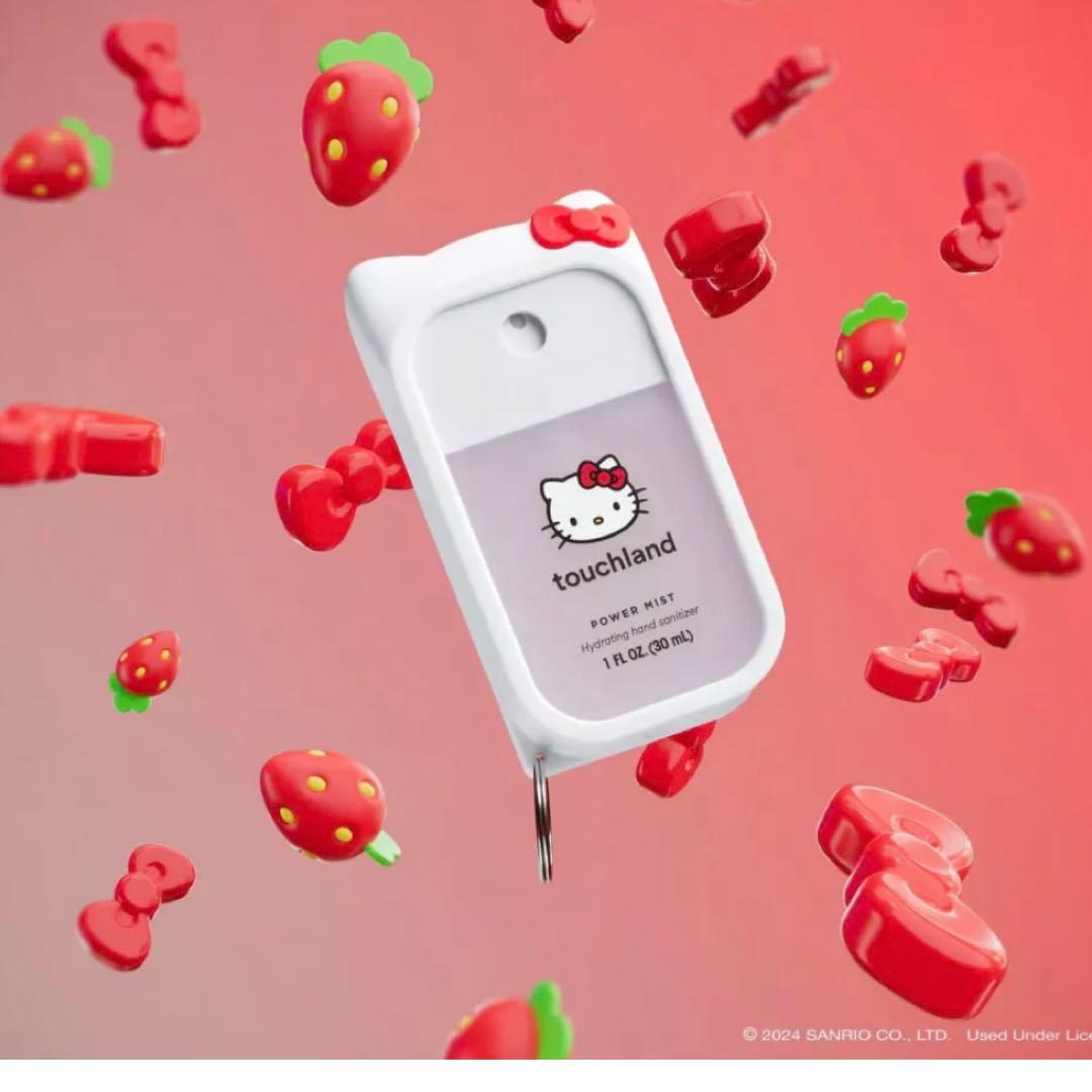 Touchland 数量限定品　キティコラボハンドスプレー＋ケース 2個セット！