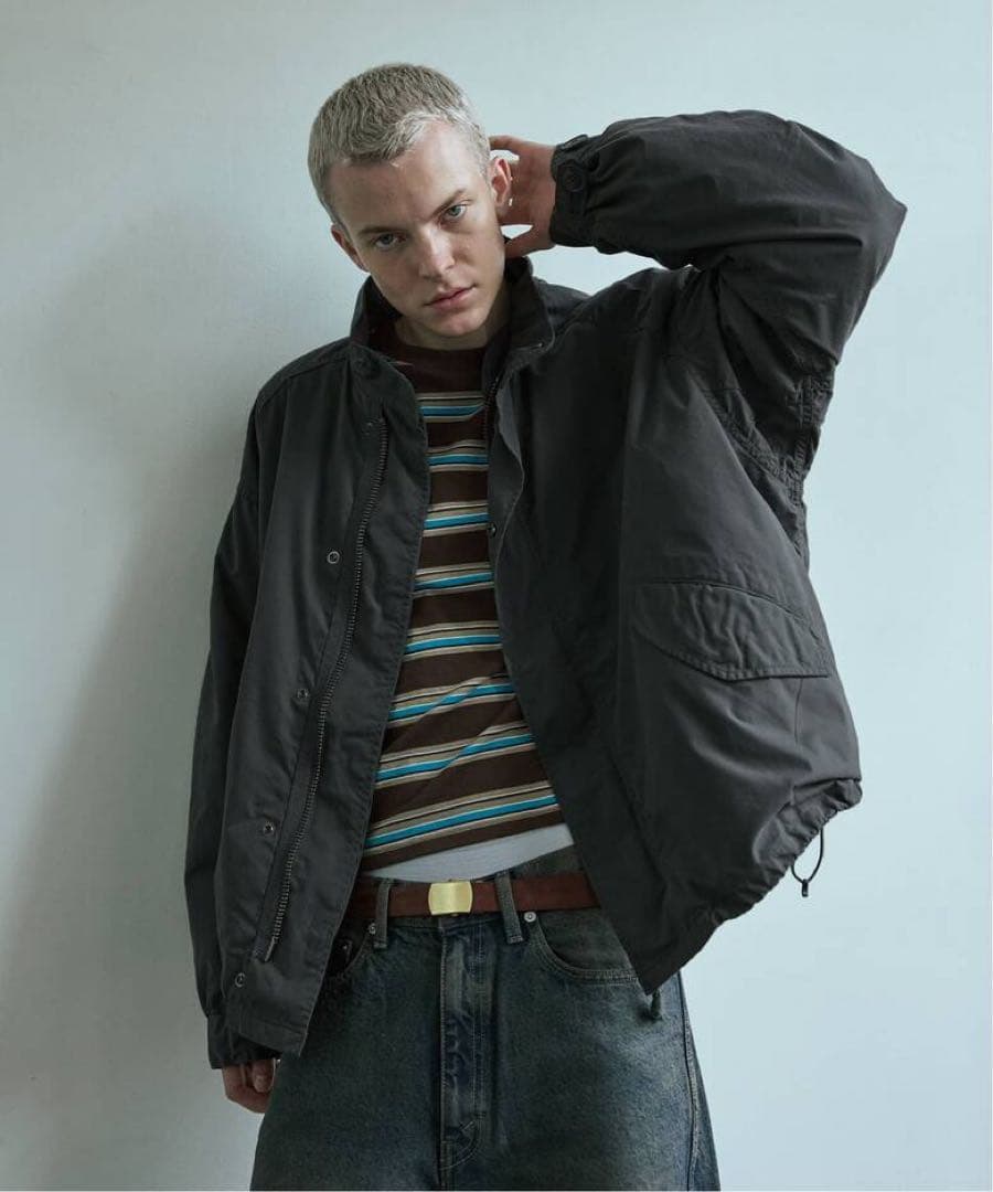 M65 ショートモッズ ガーメントダイ ライナー付き　グレーL早い者勝ち！