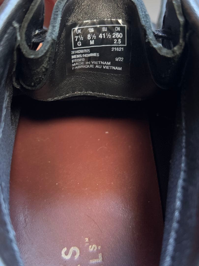 「Clarks ワラビー ブラックレザー GORE-TEX 26cm