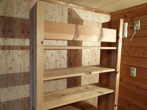 80年代 ビンテージ オールド 天然木 パソコンディスク 本棚 レトロ 当時物