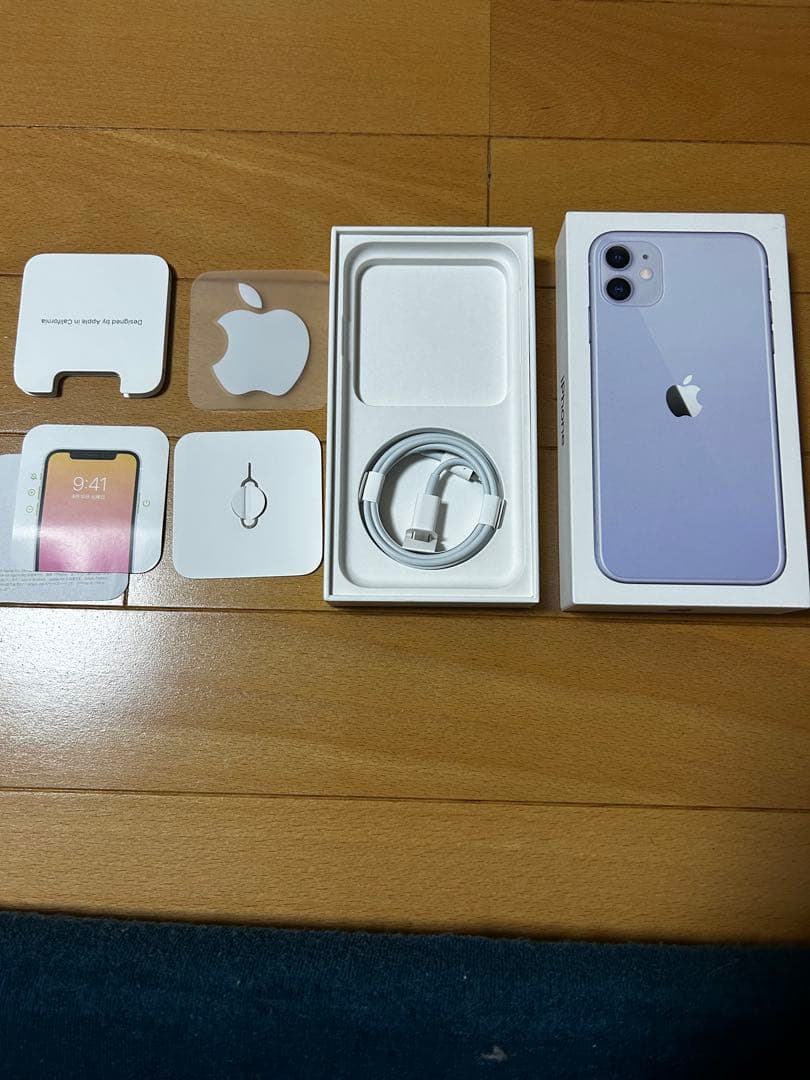 Apple iPhone 11 本体 パープル　箱有り