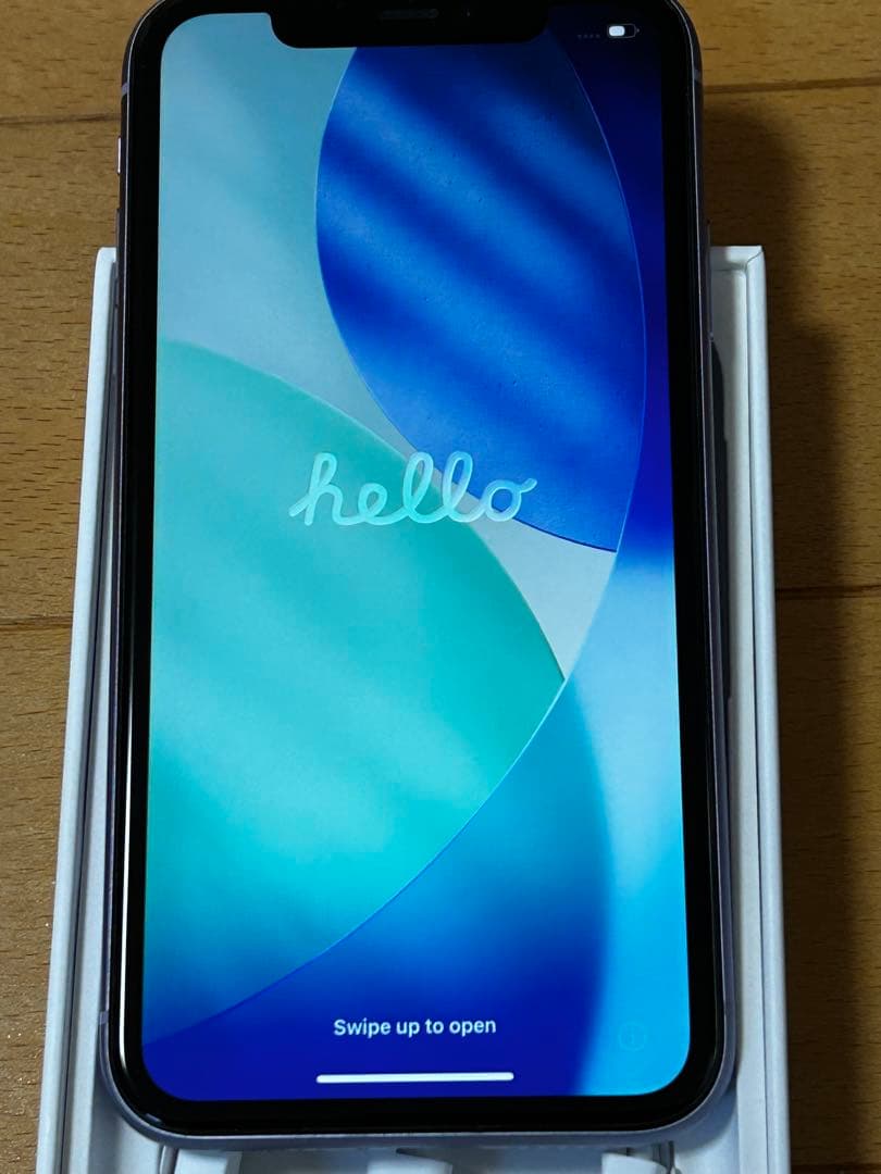 Apple iPhone 11 本体 パープル　箱有り