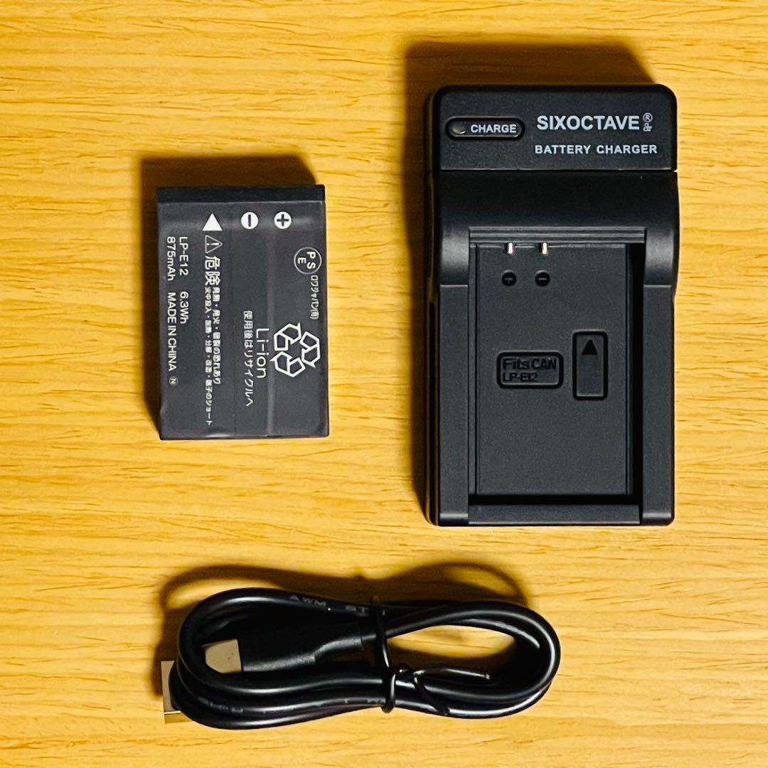 【美品】Canon EOS M2 ホワイト ミラーレス 一眼レフ デジタルカメラ