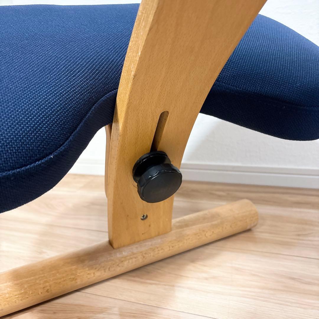 ✨良品✨ バランスチェア バランスイージー ネイビー 取扱説明書付き 送料無料