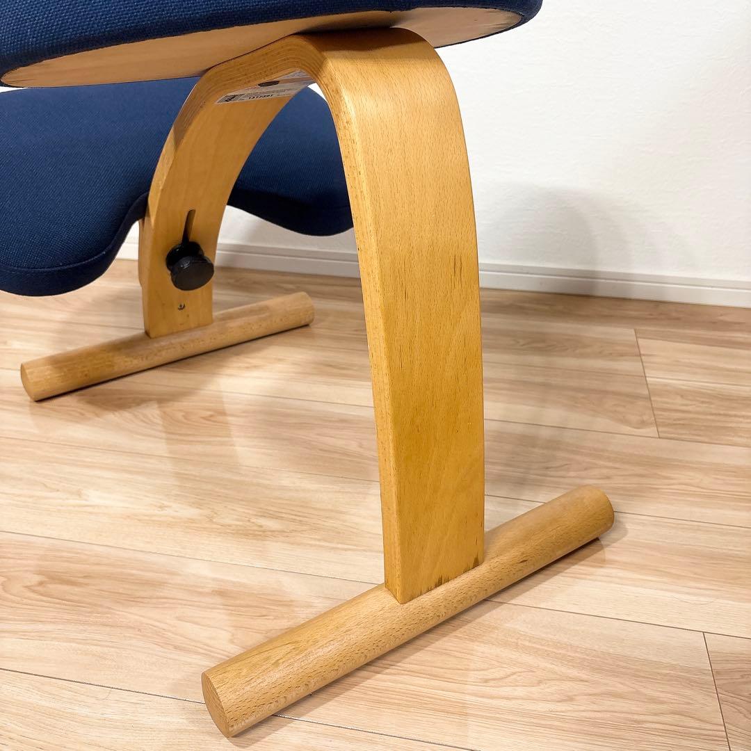 ✨良品✨ バランスチェア バランスイージー ネイビー 取扱説明書付き 送料無料