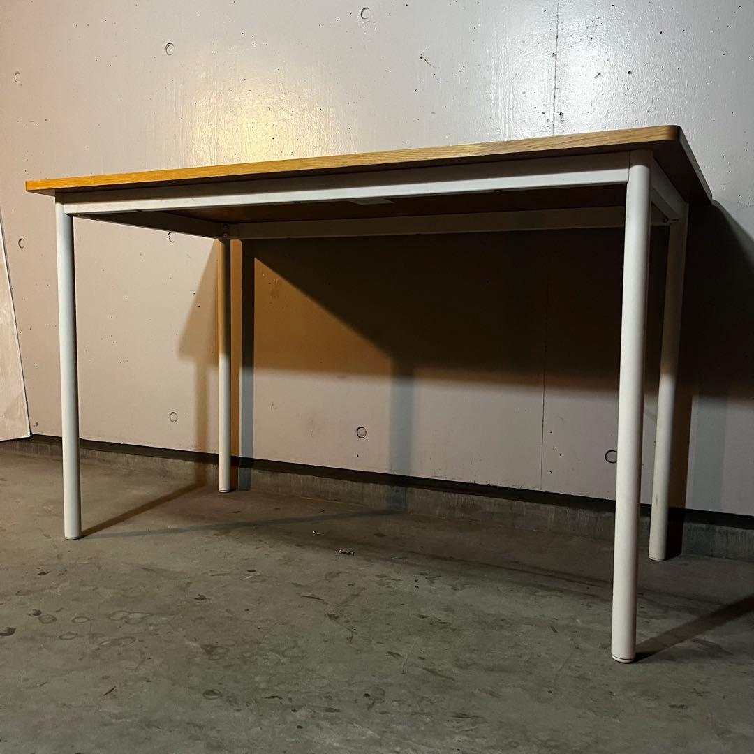 ku★無印 システムデスク・オーク材天板・幅１２０ｃｍ