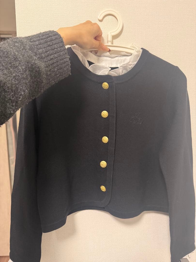 CELFORD（セルフォード）フリルデタッチャブルカーディガン