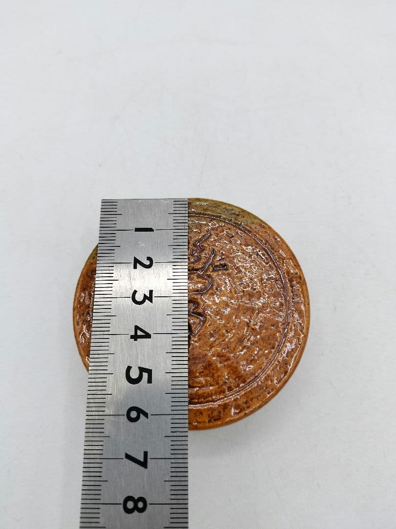 c706 香合 飴楽 無事 鵬雲斉箱 大樋長左衛門 木箱 茶道具 古物