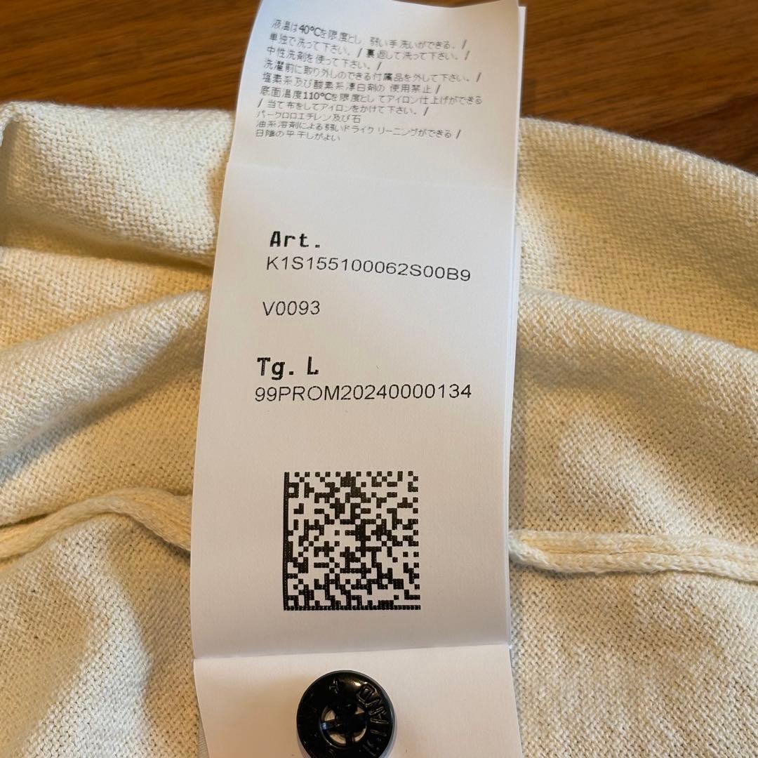 bibi 新品 STONE ニット5100062白L