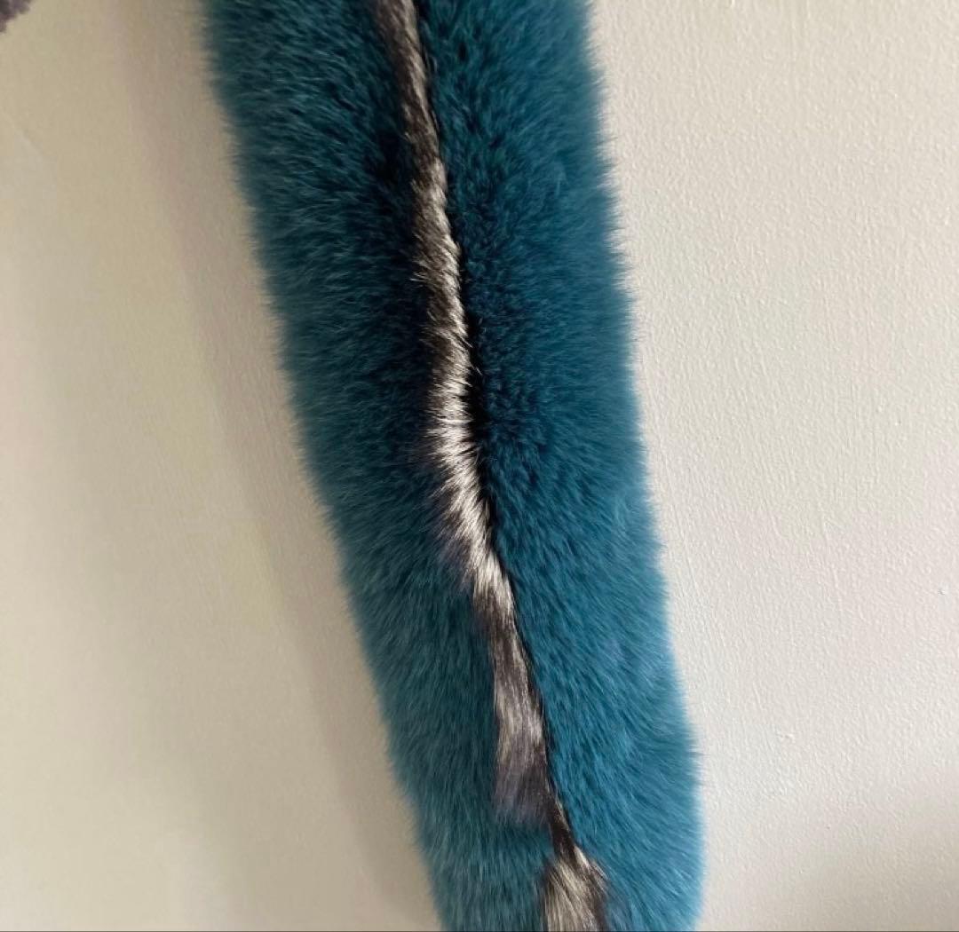 サガフォックス　襟巻き　マフラー　ファー