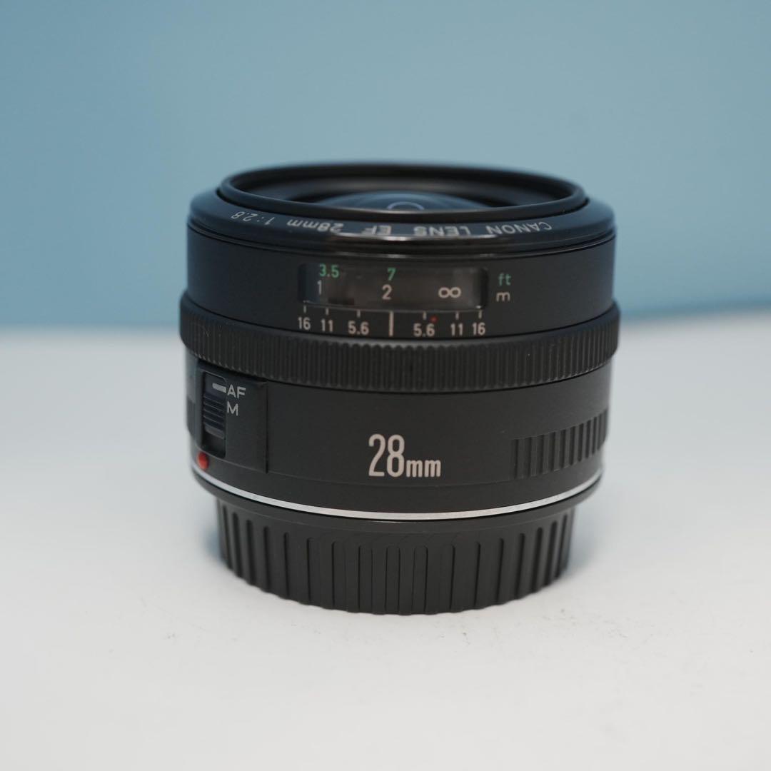 Canon純正 28mm F2.8 標準レンズ 極美品 a4246