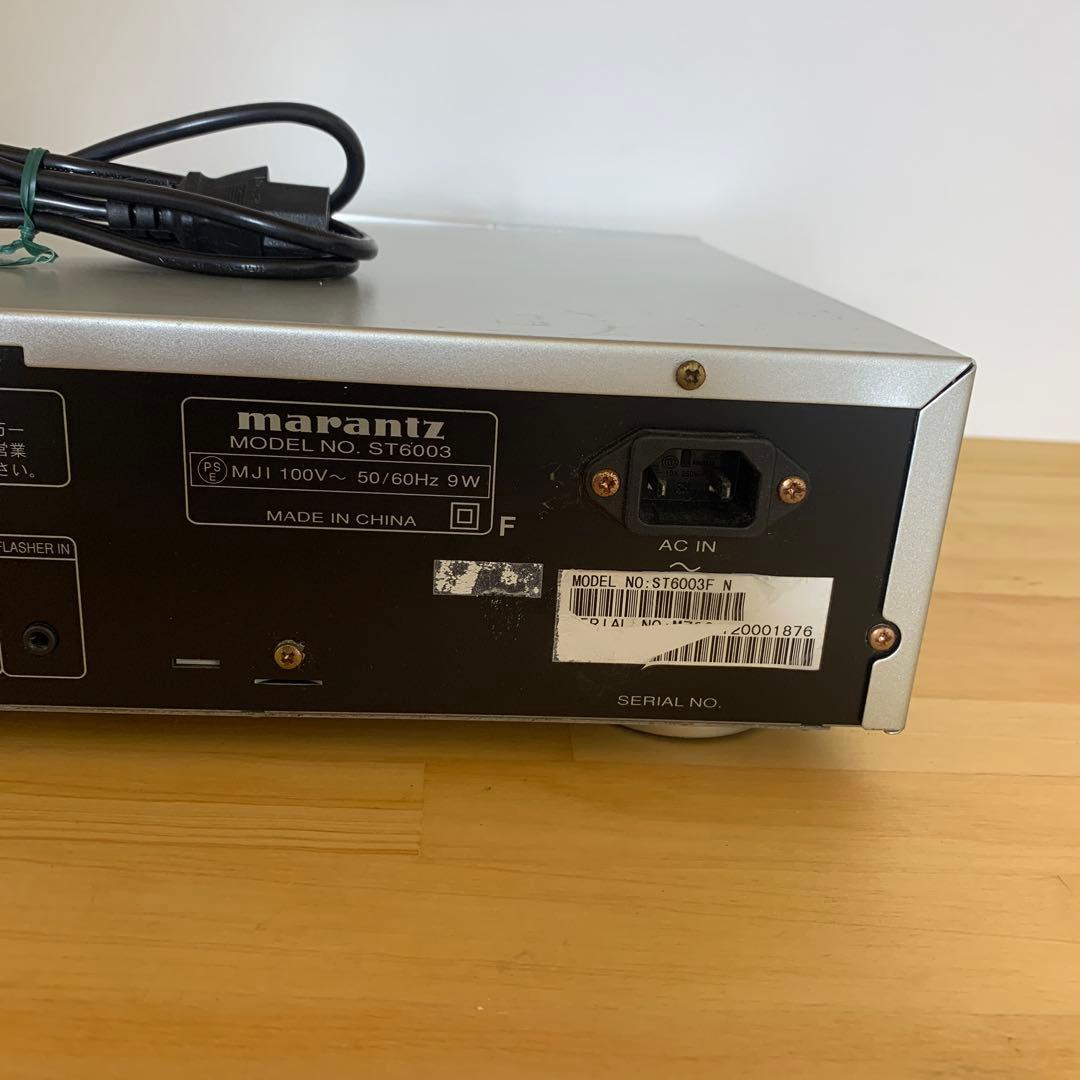動作品 Marantz ST6003ラジオチューナーFM AMオーディオ音響機器