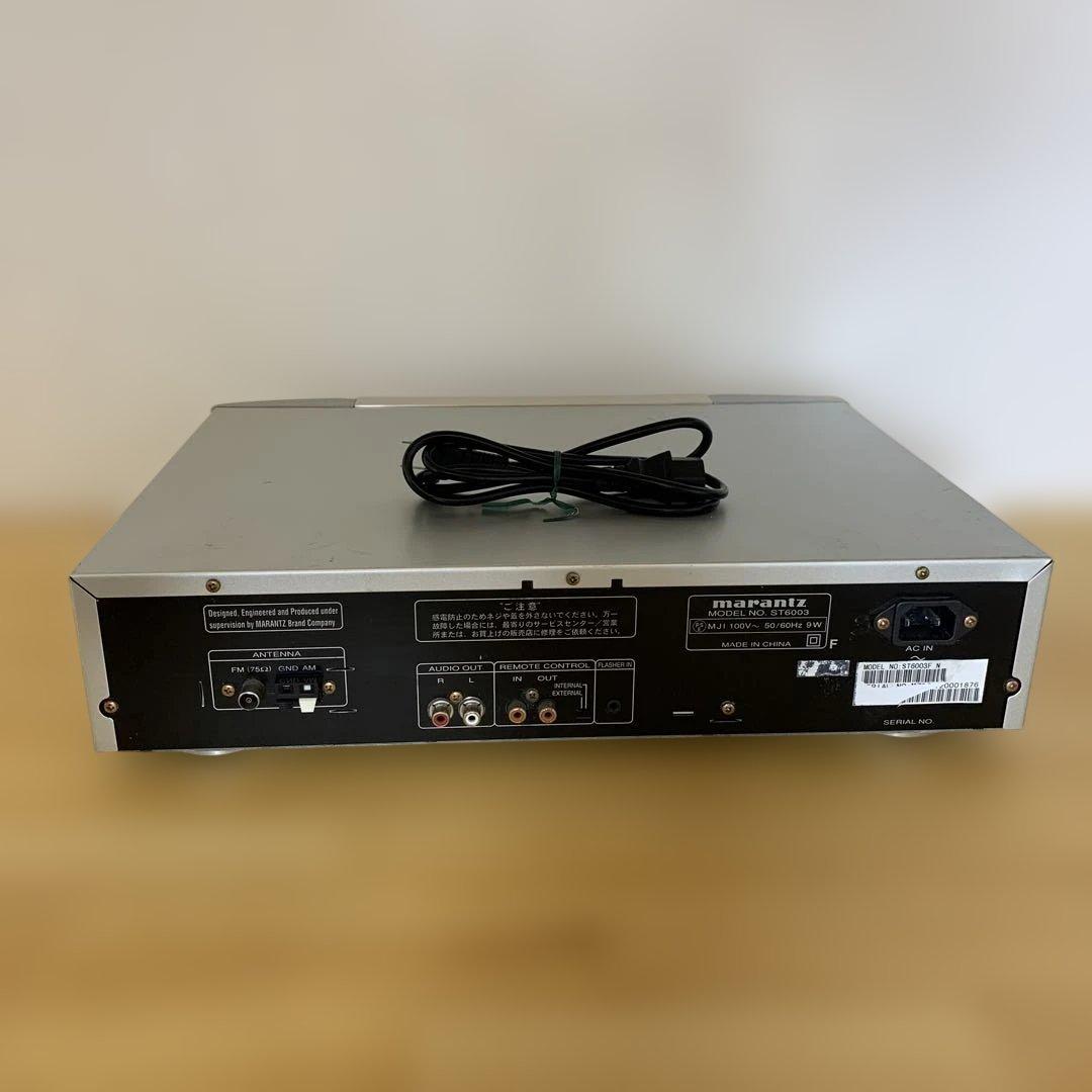 動作品 Marantz ST6003ラジオチューナーFM AMオーディオ音響機器