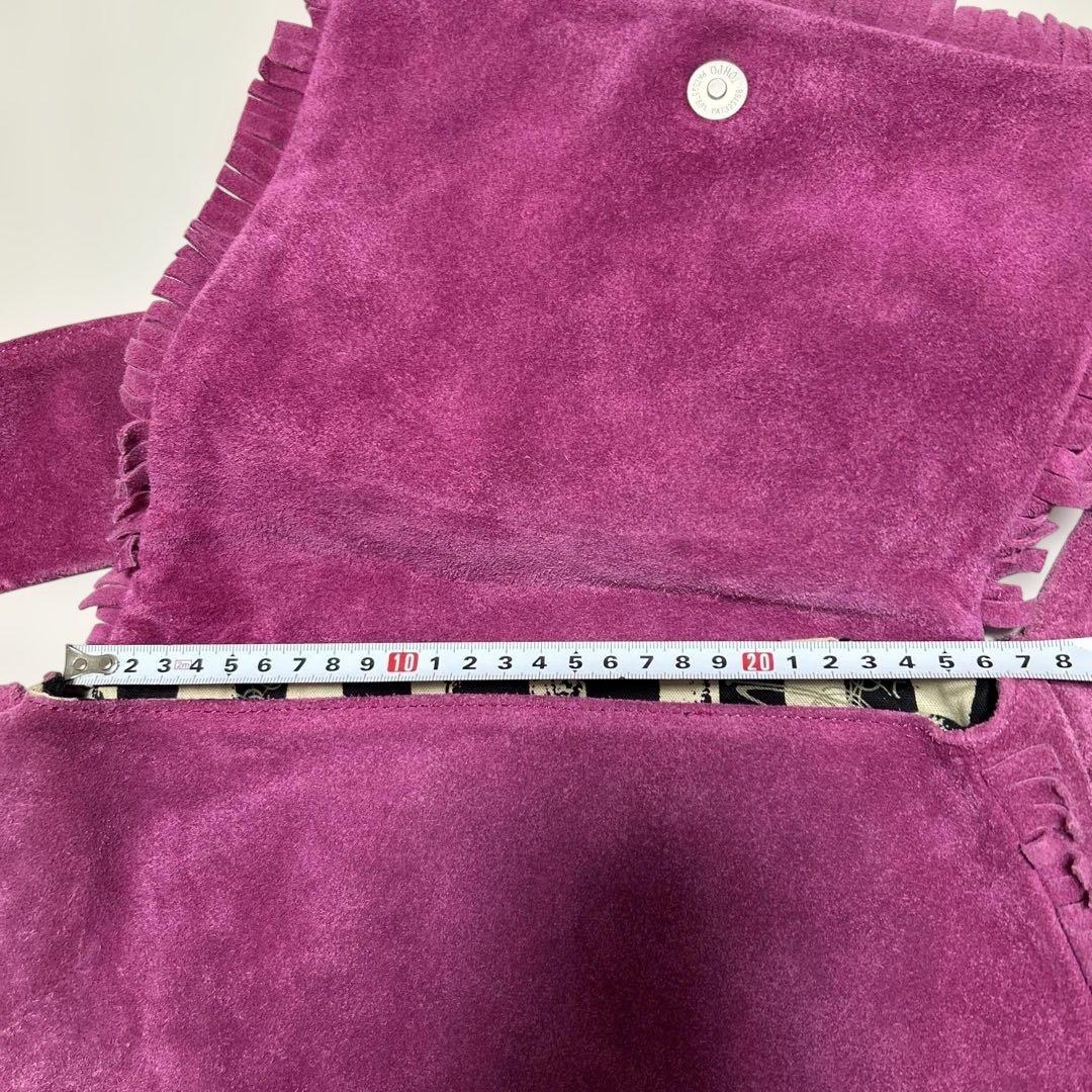 ヴィヴィアン スエード ショルダーバッグ ピンクパープル系 変形 レア