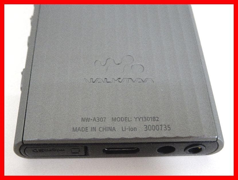SONY　ウオークマン　NW-A307　64GB　※初期化済　中古　Mイ-368