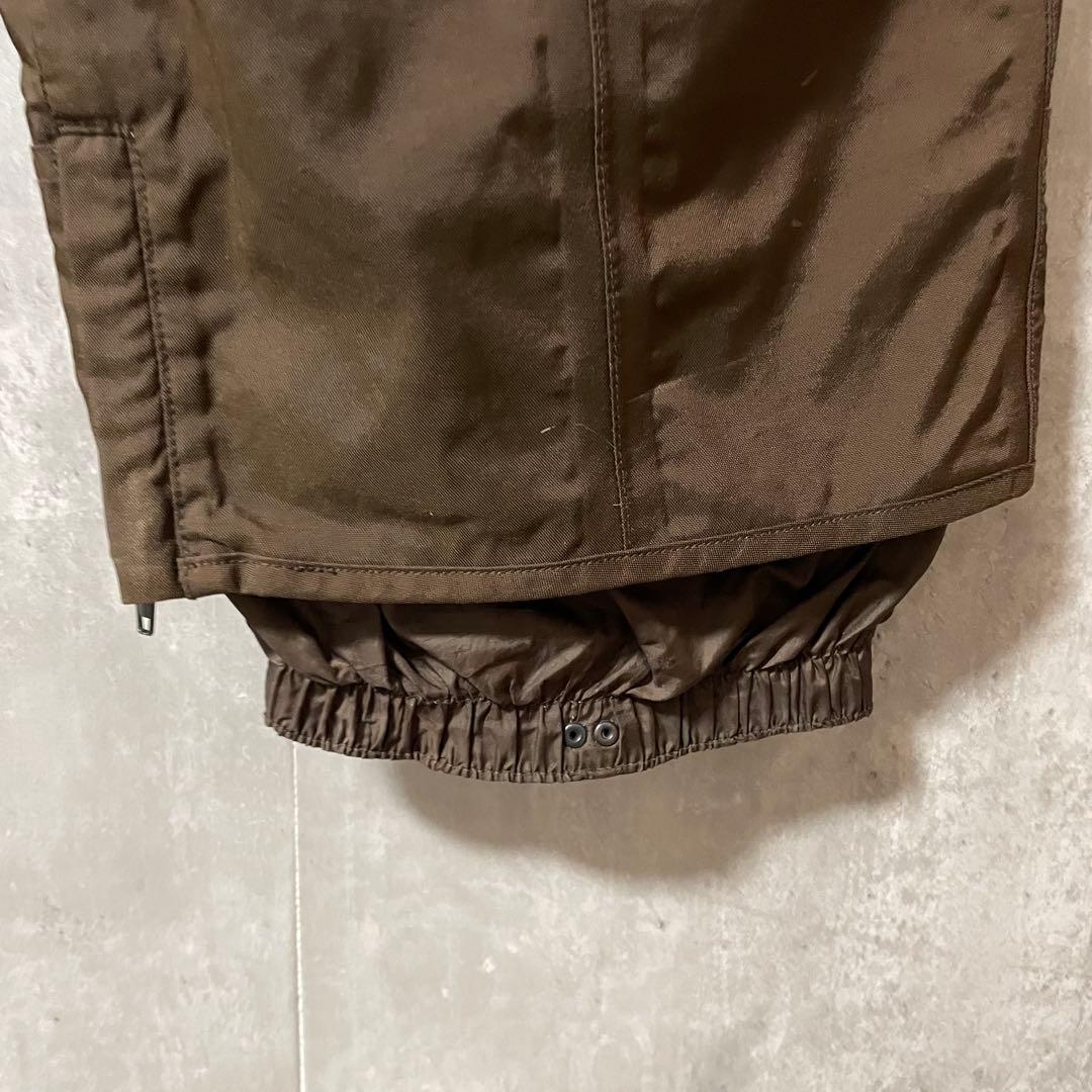 burtonバートンスキーパンツスノーボードウェアズボン下茶色ブラウンロゴ希少