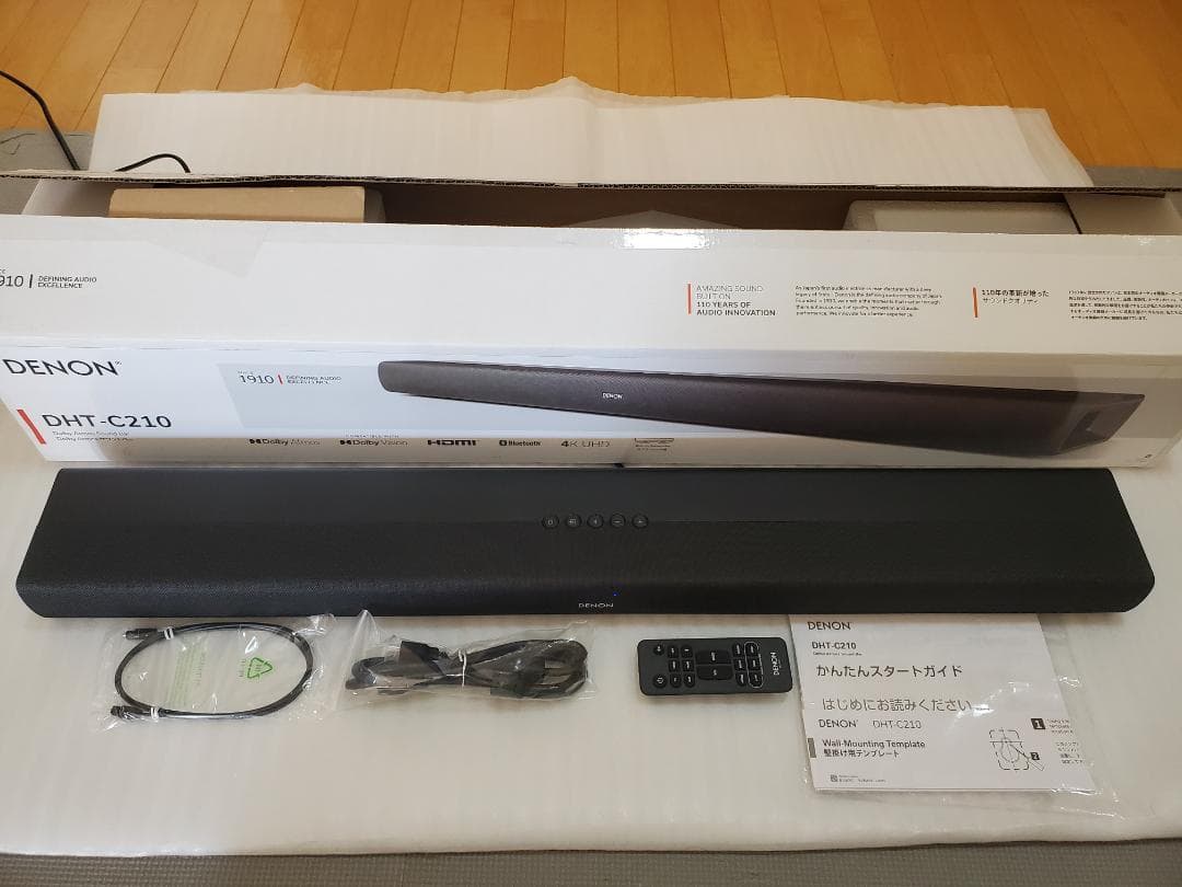 DENONデノンサウンドバーDHT-C210K 2024年製