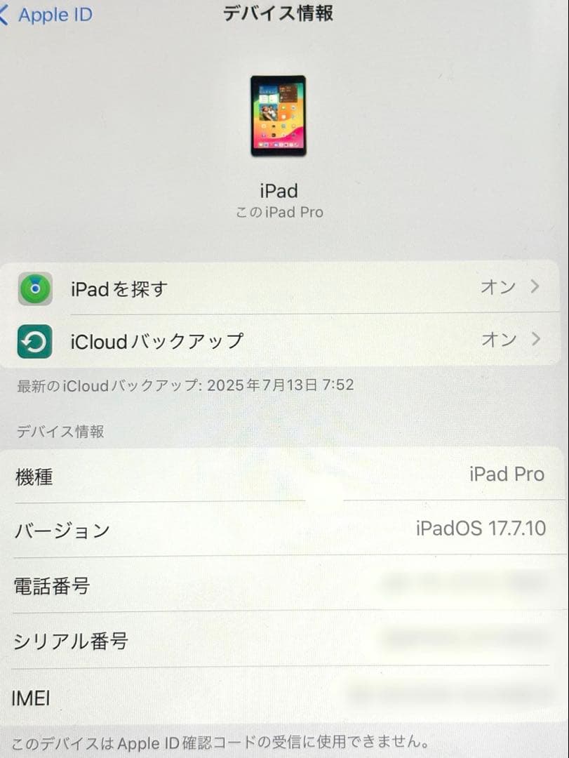 iPad Pro 10.5インチ 256GB Wi-Fi＋Cellular