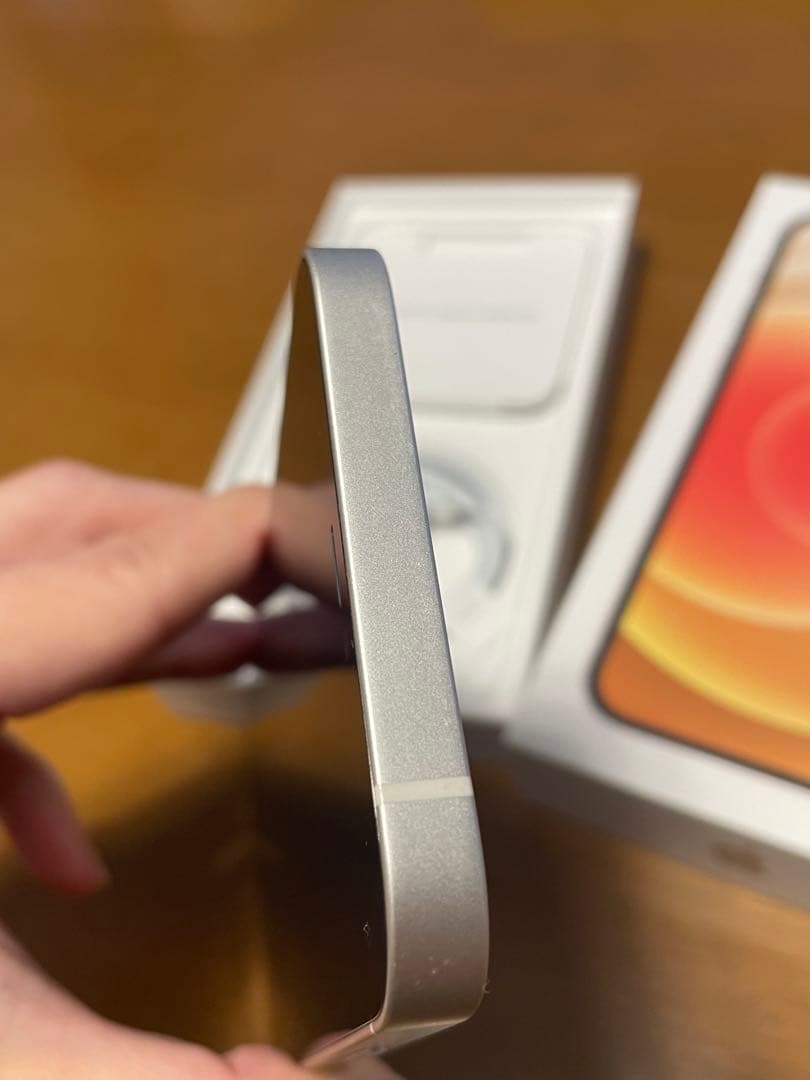 【美品】iPhone12 ホワイト128G SIMフリー　本体　付属品あり