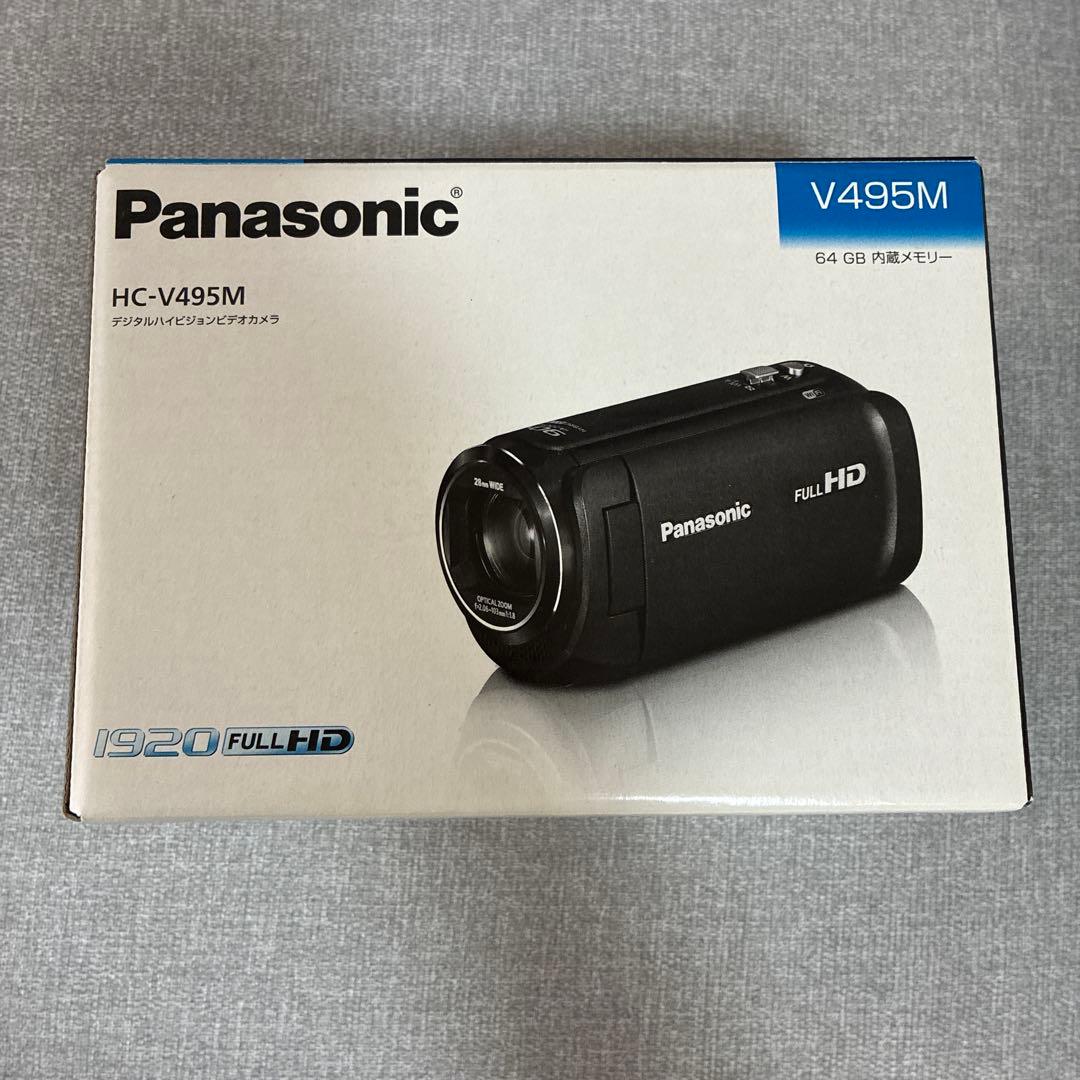超美品　Panasonic HC-V495M ビデオカメラ 本体