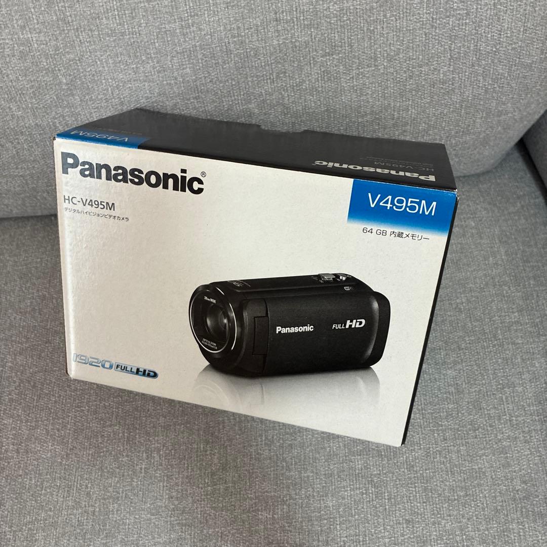 超美品　Panasonic HC-V495M ビデオカメラ 本体