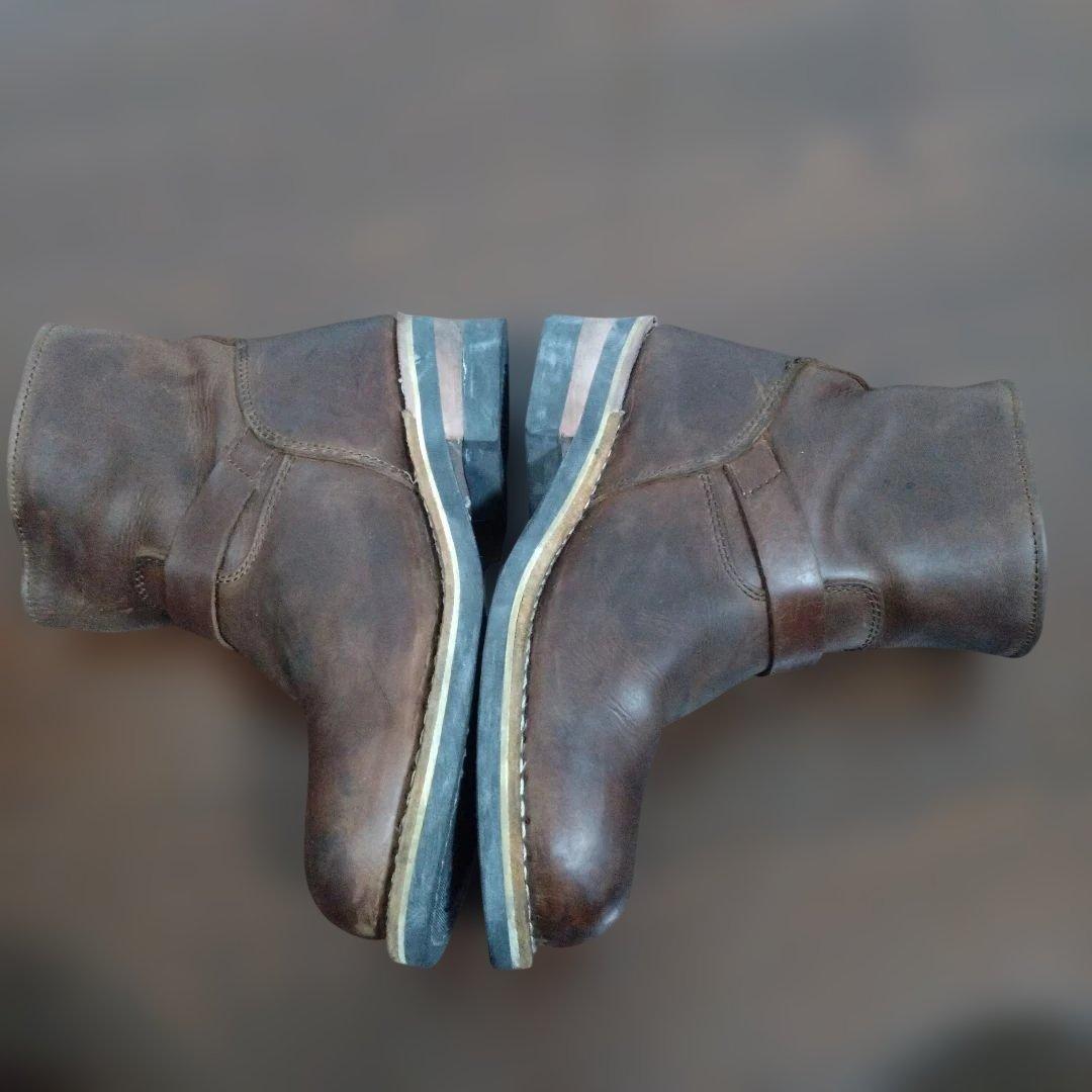 ゴールデンレトリバー　本革　オイルヌバック　エンジニア　ブーツ　26.5cm