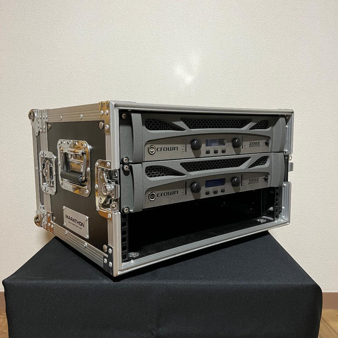 CROWN XTi2002 XTi1002 パワーアンプ 昇圧機 ケースセット
