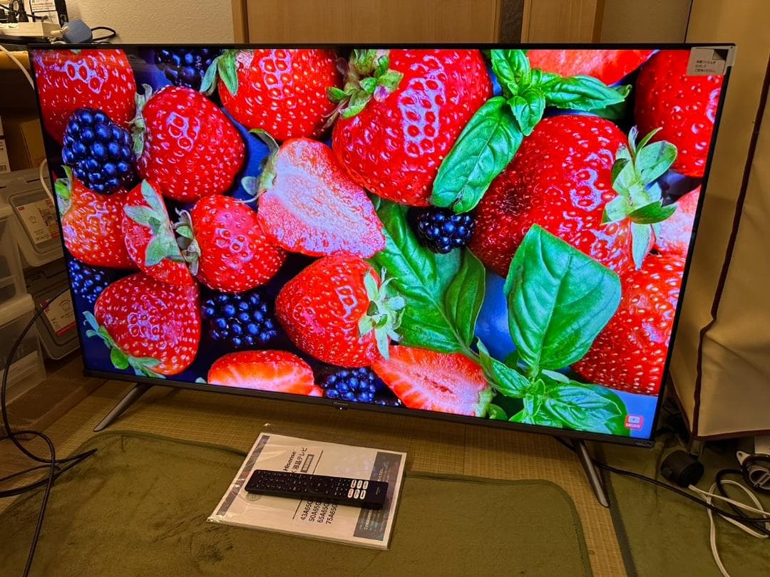 超極美品！ハイセンス hisense 50型　4K　スマートテレビ 50A65G