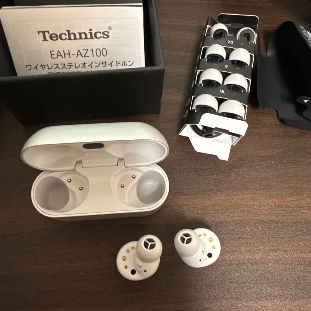 Technics AZ100 ワイヤレスイヤホン　ガジェットポーチ付
