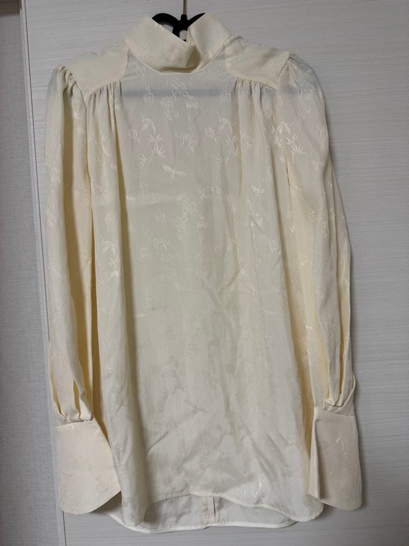 トップス mame Crane Pattern Jacquard Shirt - ecru