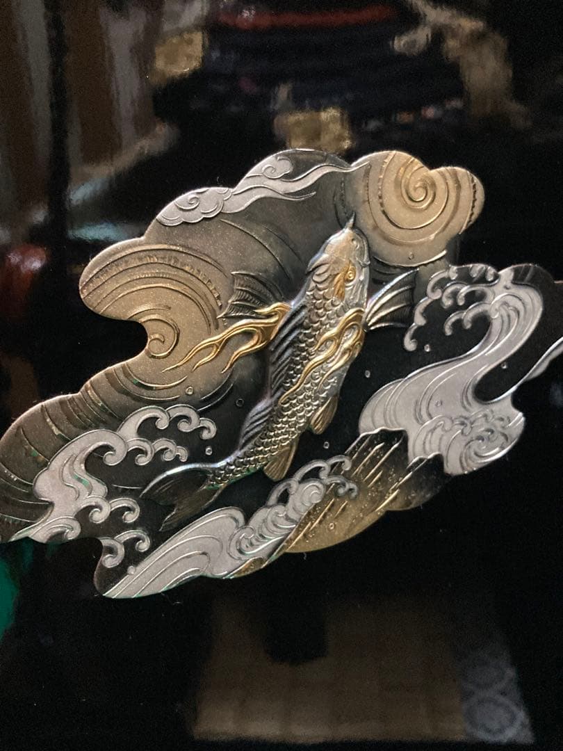 【美品】期間限定お値下げ！五月人形　兜　こどもの日　吉祥　登龍飾り　端午の節句