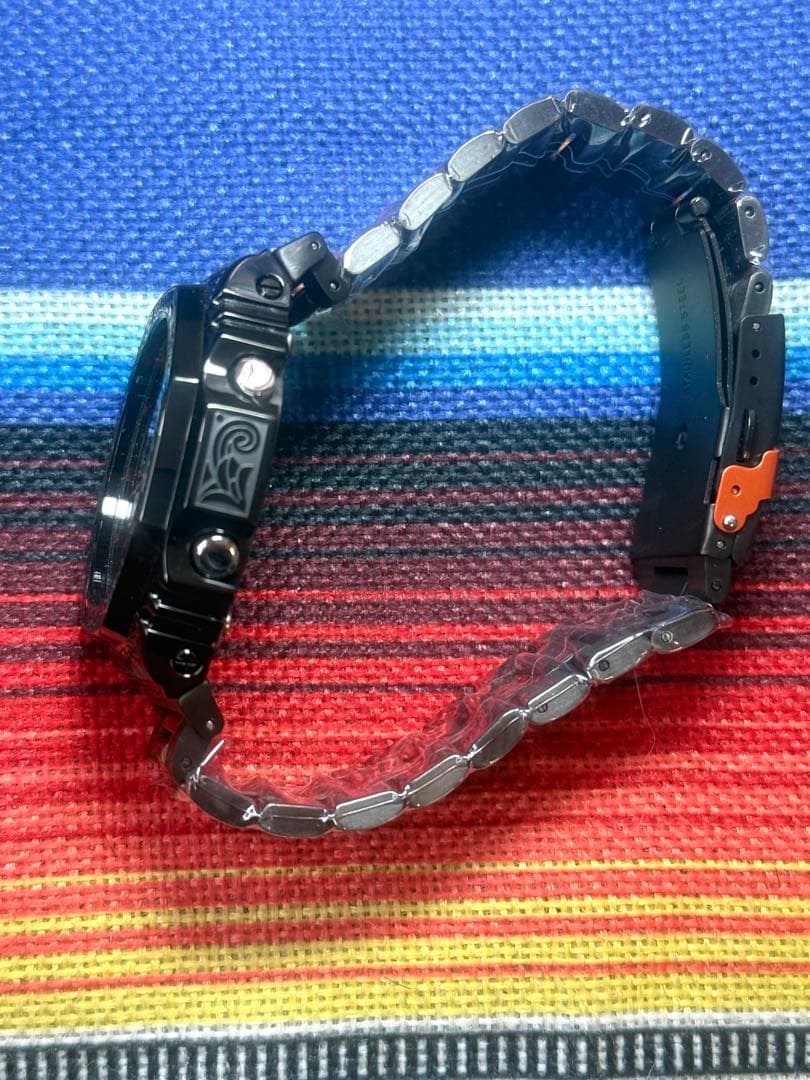 G-SHOCK ネイティブ柄、メタルバンドカスタマイズ　GA-2100