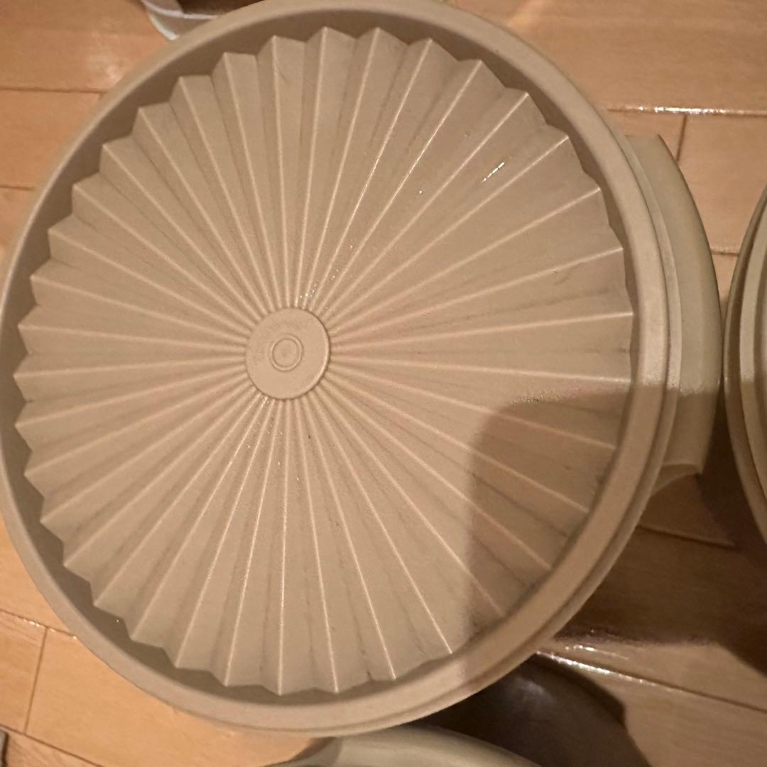 【4個セット】タッパーウェア　Tupperware 密閉容器　保存容器　みそ作り