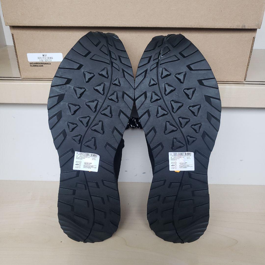 【未使用】 CLARKS Wallabee Eden Lo ブラックスエード