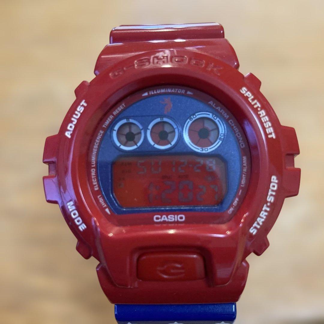 CASIO G-SHOCK デジタル腕時計 レッド DW-6900UN
