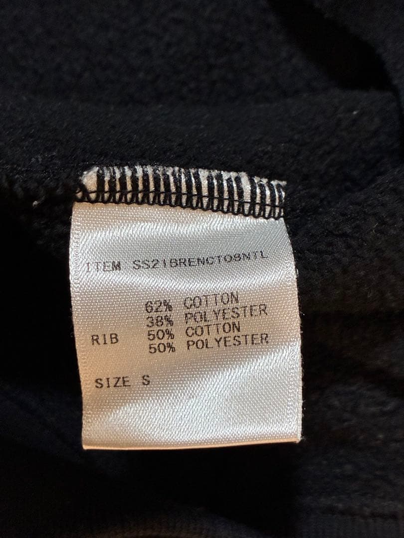 ENNOY 文春リークス　クルーネックスウェット　ブラック　サイズS