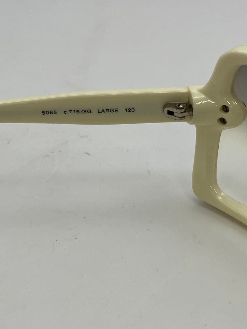 シャネル　1762 ココマーク　サングラス　白　イタリア製　Y