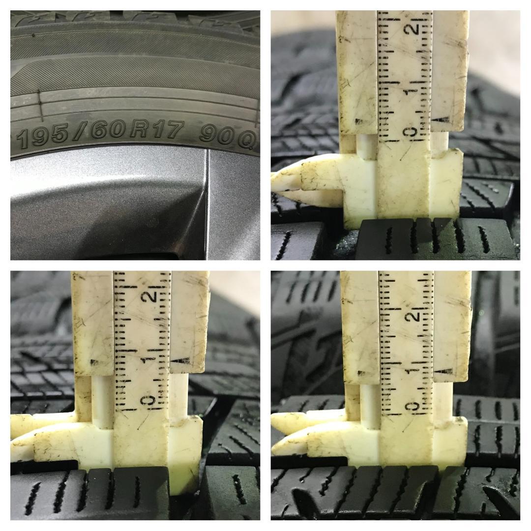 専用4 YOKOHAMA 195/60R17 60 プリウス 純正 スタッドレス