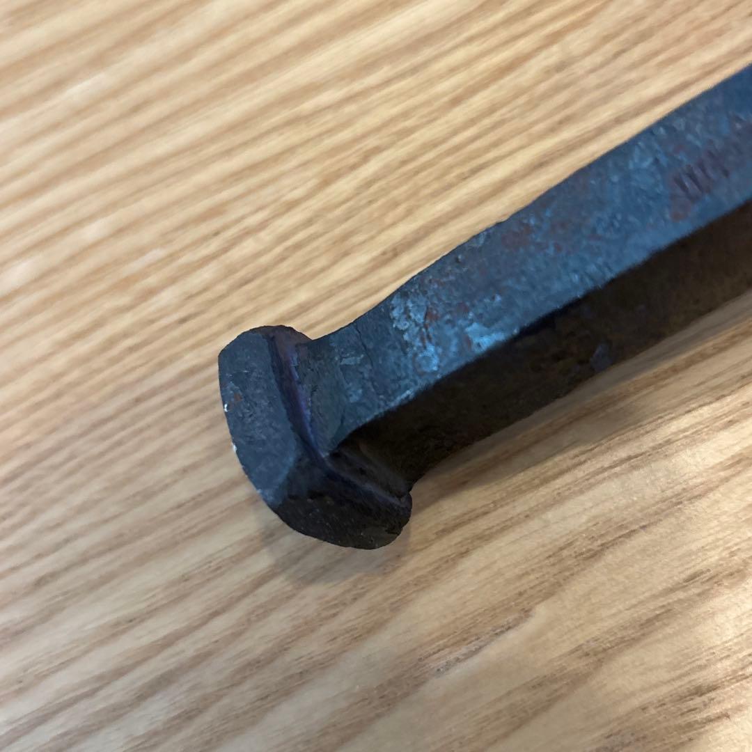 【超希少】薬師寺再建用 千年釘 白鷹幸伯 作（宮原金物店 説明書・桐箱付）本物！