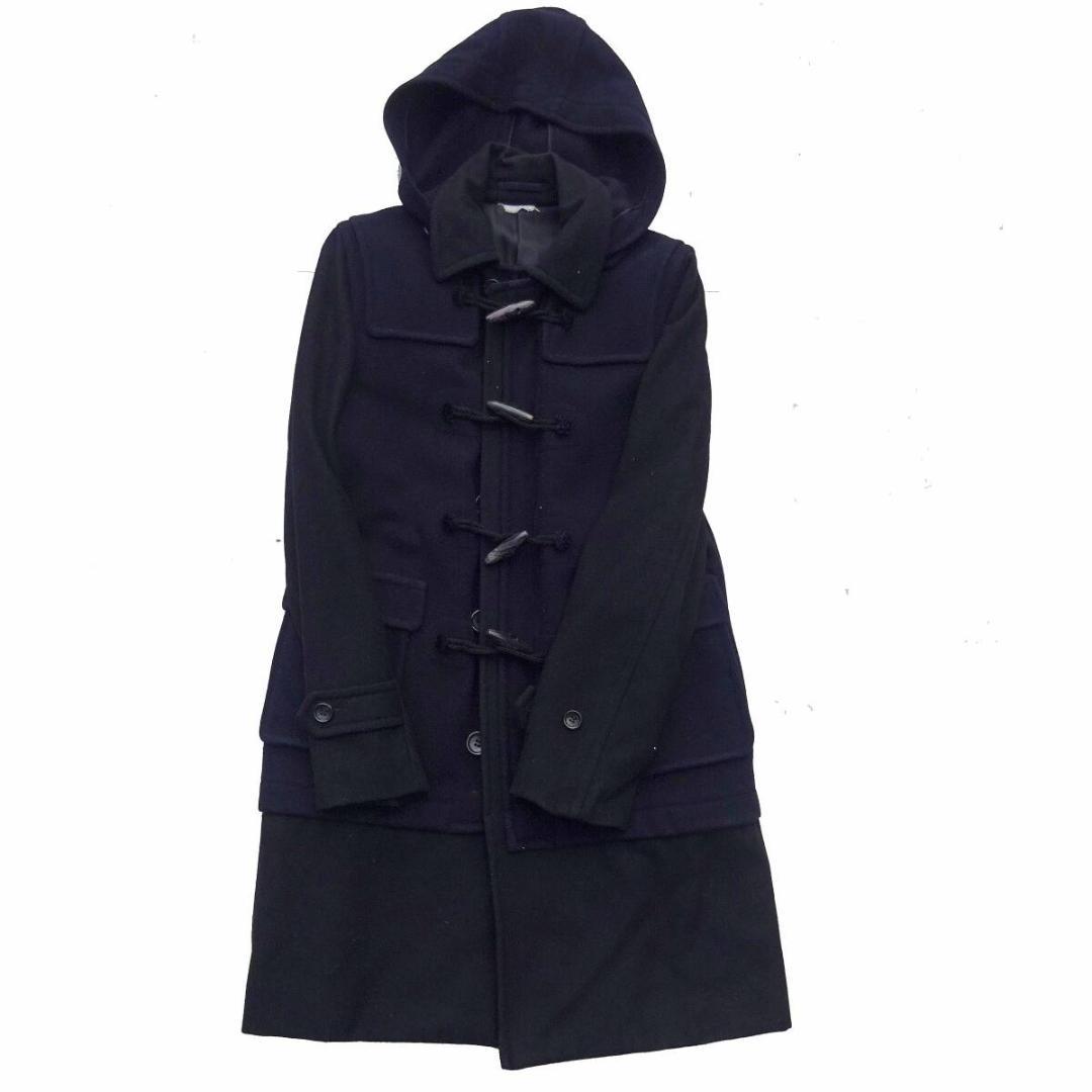 2009コムデギャルソンオムプリュス ダッフル 切り替えドッキングPコートXS