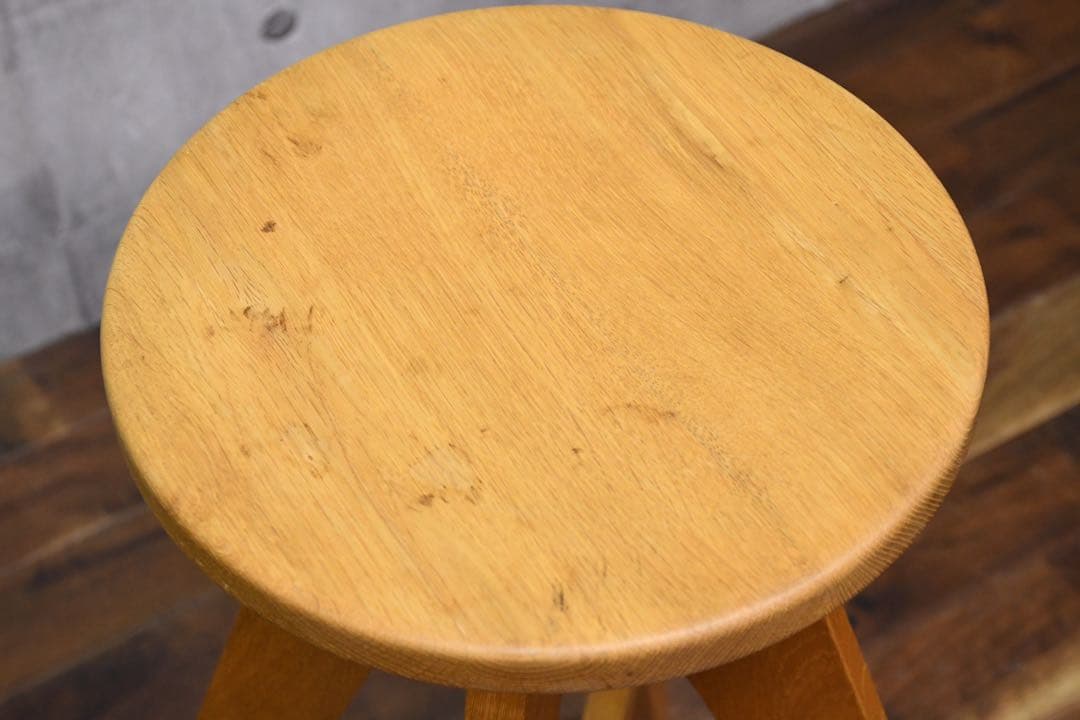 ECC16 展示品 トラックファニチャー KT ハイスツール オーク無垢材