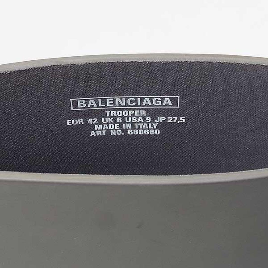 【BALENCIAGA】TROOPER ラバーブーツ 680660 42